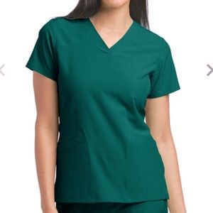 Barco One Pulse Hunter Green Scrub Top
